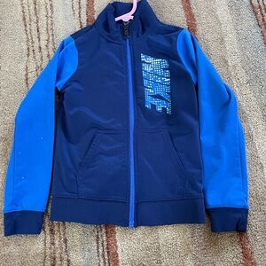 Dark and light blue Nike size 6 jacket